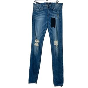 Flying Monkey Platinum Ripped Skinny Jeans 🔴